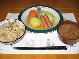 夕飯