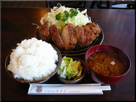 特上とんかつ＋Ａ定食（大盛り）