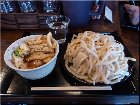鶏肉汁うどん（大盛）