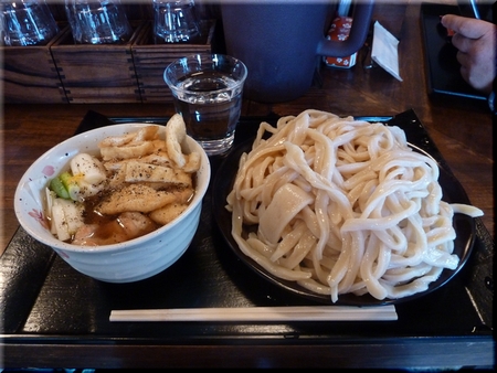 鶏肉汁うどん（大盛）