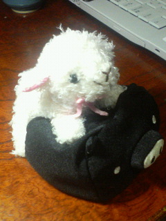 やぎ＝弁護士、ぶた＝高杉