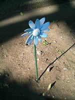 プラスチックの花