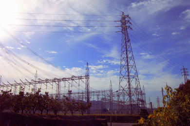 空　雲　電線のリンク達