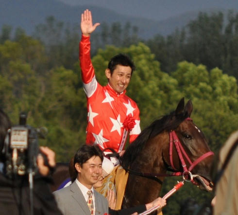 レッドディザイア秋華賞・口取り写真