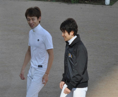 秋山騎手と田中博康騎手