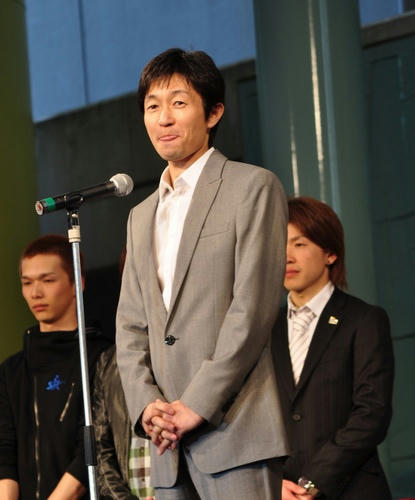 天皇賞のイベントでの武豊