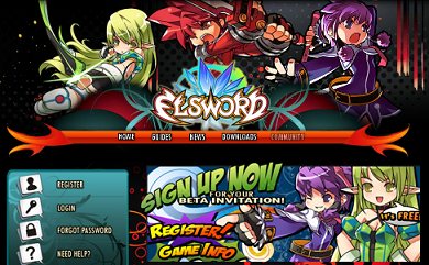 Elswordグローバルホームページ 北米サイト Open Elswordの日々を書き綴る