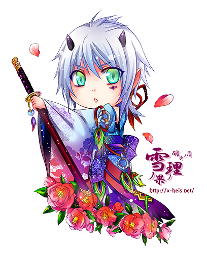 Sample 和風系 デフォルメ Grace Works