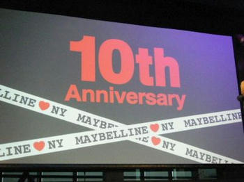 MAYBELLINE NEW YORK 10th Anniversary Event
