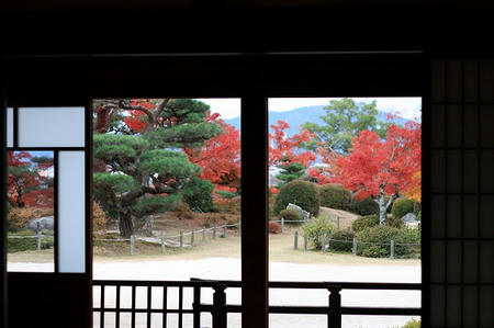 毛利邸からお庭