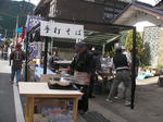 青垣　八宿　手打ち蕎麦の風景