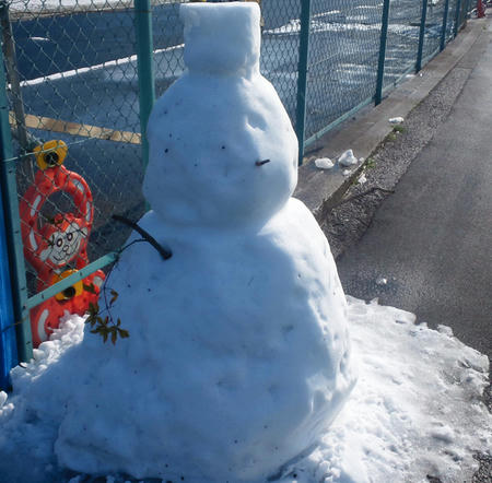 雪だるま。