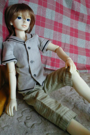 かっこつけてる・・・。