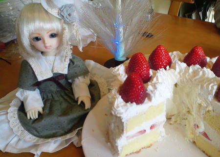 ケーキ、大きいね