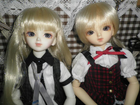ようやく姉妹らしくなりました。