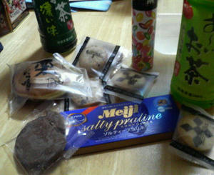 誘惑のお菓子たち