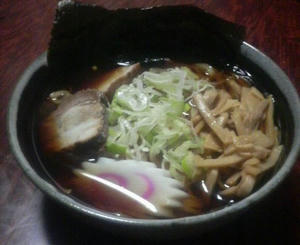 年越しラーメン