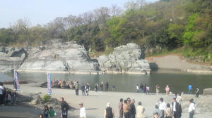 長瀞の秩父赤壁と岩畳