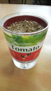 ミニトマトの種を蒔いたよ