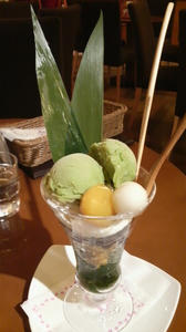 しろくまカフェ 特製笹パフェ