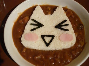 トロのバースデーカレー