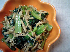 小松菜とササミ