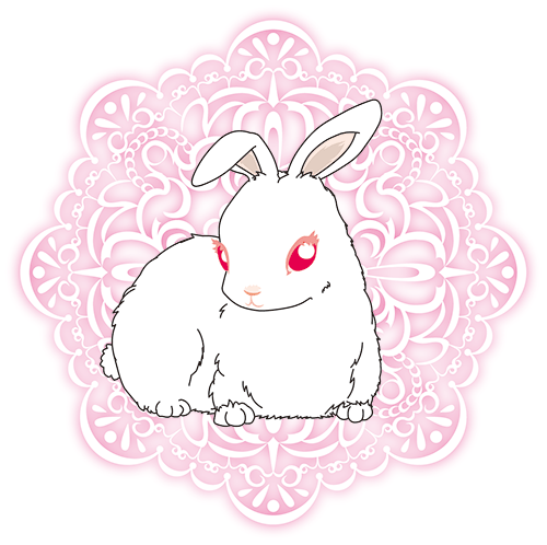 うさぎ　兎　ウサギ　絵　ペンタブ　フラッシュ