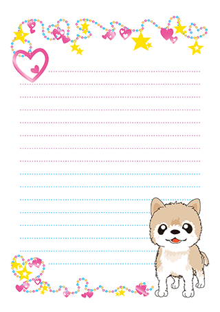 Free download Envelope paper Pomeranian