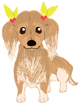 Japanese 無料素材イラスト 商用可 ダックスフンド ユナ English Royalty Free Dachshund Yuna Masaya Suzuki Footsteps 足音 鈴木将也