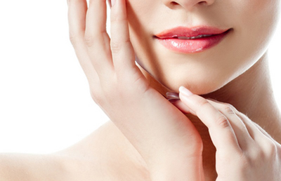 美しい肌の女性