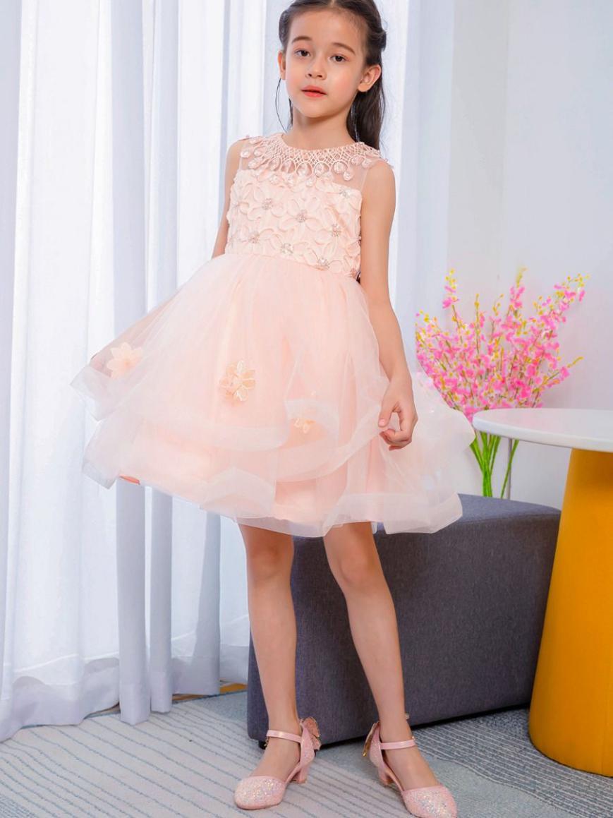 kiskissing wholesale kid girl birthday party wedding princess dress