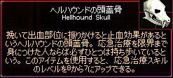ヘルハウンドの頭蓋骨!