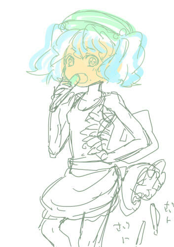 かっぱ落書き