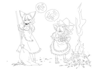 秋(線画)