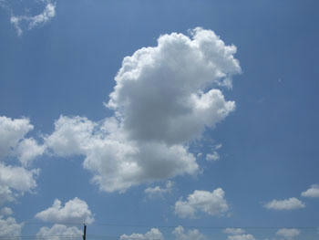 6月ですでにこの青空