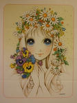 個人的にこの子が超可愛いと思いました。髪型とか、ほかの絵に比べてさわやかだしきりっとしてる。