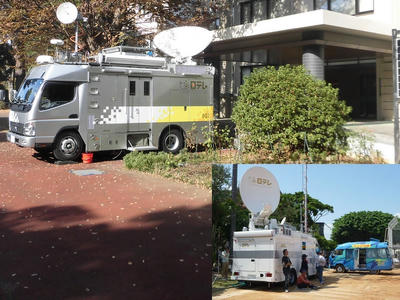 日本テレビ中継車関東仕様と沖縄仕様の違い