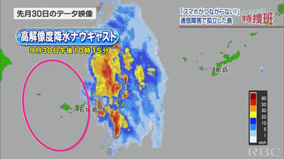 高解像度降水ナウキャスト--通信障害時--