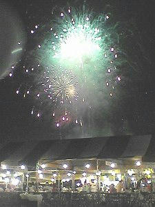 ふれあい戸河内祭りの花火