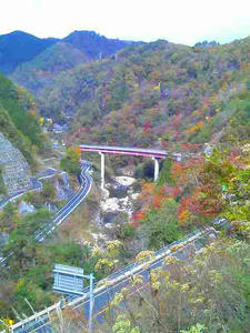 滝山峡＿猪山分かれ付近