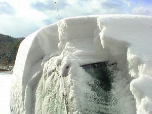 こんなに積もらなくても&hellip;汗