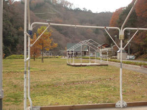 キャンプ場の冬支度が済みました