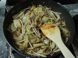 簡単料理レシピ,麻婆白菜風炒めものの作り方