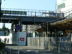 調布駅の橋上駅舎工事