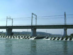 多摩川と鉄橋