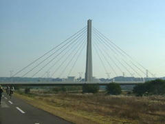 府中市四谷橋（斜張橋（手前側））