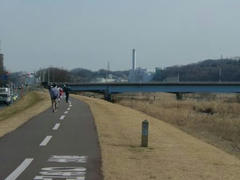多摩川の風景