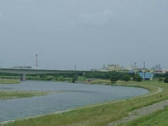 多摩川の風景