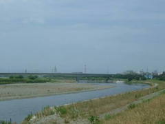 多摩川の風景