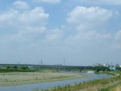 多摩川の夏